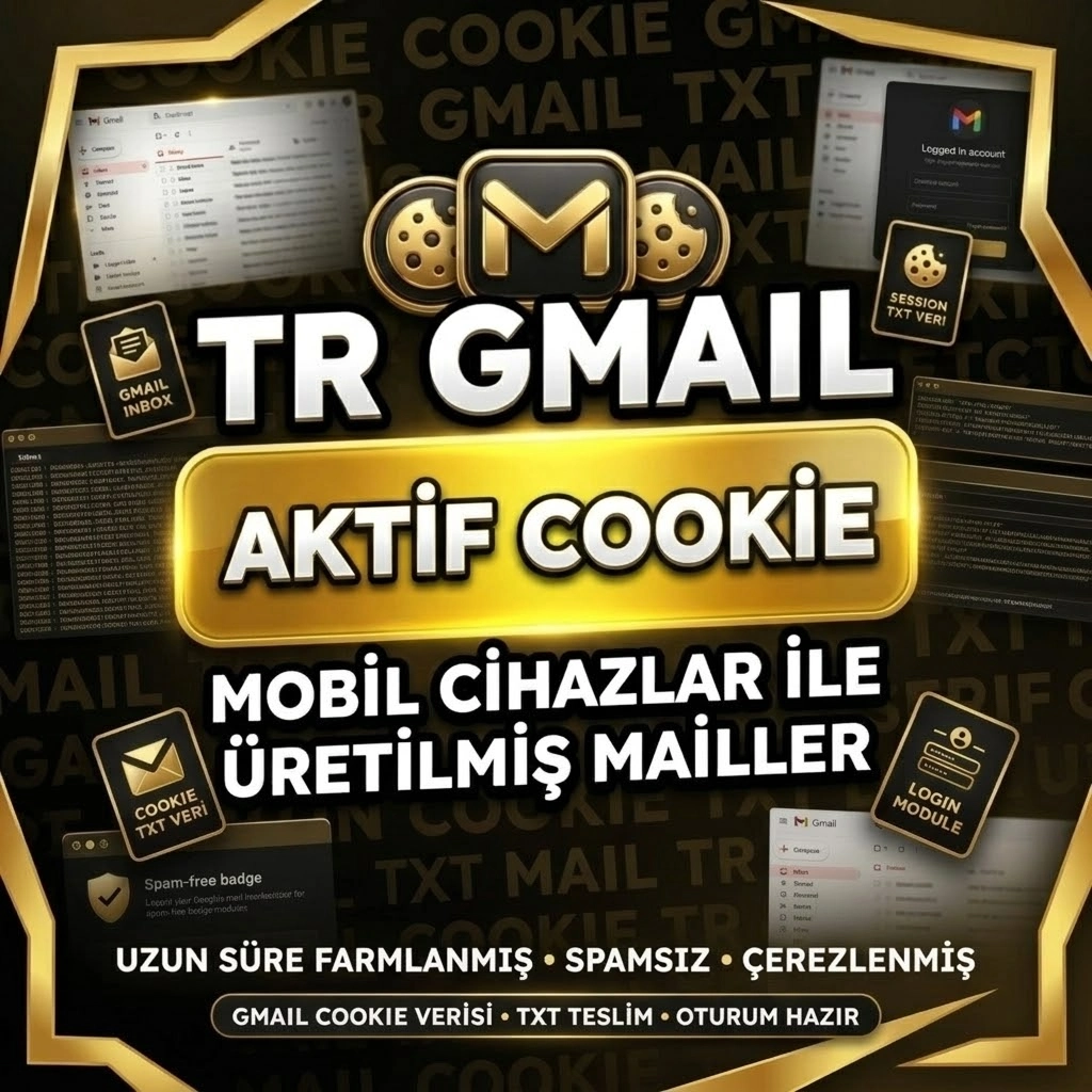 TR Gmail Aktif Cookie Paketi | 7 - 30 Gün Aktif Süre