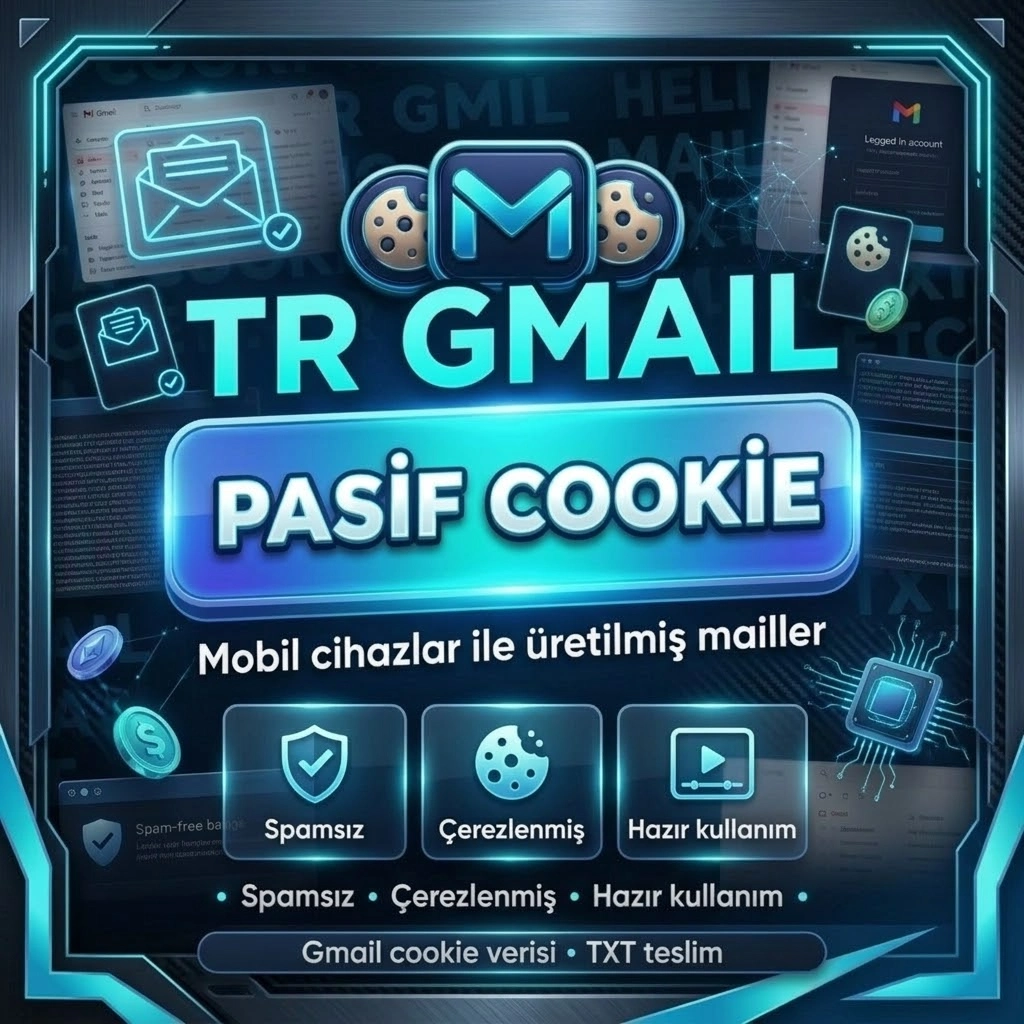 TR Gmail Pasif Cookie Paketi | Req. Hit Botlarına Uyumlu